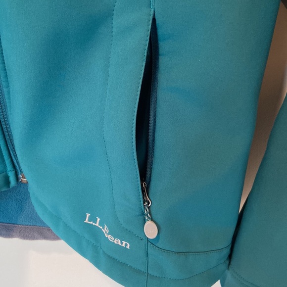 EUC Vintage L.L. Bean Forest Green Fleece-Lined Zip-up Jacket- M - Picture 7 of 11